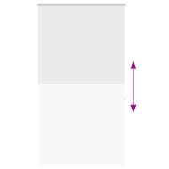 Ролетна щора за душ с касета 120x240 см Ширина на плата 116 см