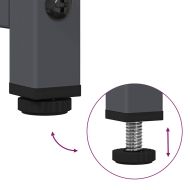 Висок шкаф, антрацит, 68x39x111,5 см, стомана