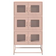 Висока дъска Pink 68x39x123 cm Стомана