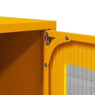 Висока дъска Горчица Жълто 68x39x107 cm Стомана