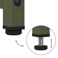 Бюфет, маслиненозелен, 100,5x39x107см, студеновалцувана стомана