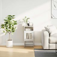 Нощно шкафче бяло 36x39x78 cm Студено валцувана стомана