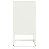 Нощно шкафче бяло 36x39x78 cm Студено валцувана стомана