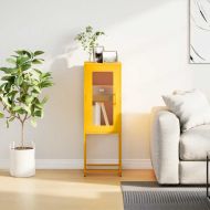 Шкаф Горчица Жълто 36x39x107 cm Студено валцувана стомана