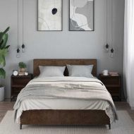 Нощни шкафчета 2 бр. кафяв дъб 40x31x50 cm