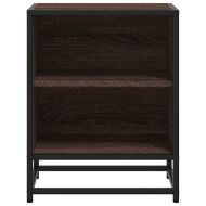 Нощни шкафчета 2 бр. кафяв дъб 40x31x50 cm