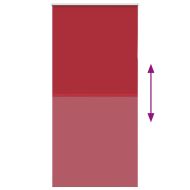 Ролкова щора Blackout червен 100x230 см Ширина на плата 95,7 см