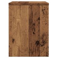 Нощно шкафче, старо дърво, 40x30x40 см, инженерно дърво