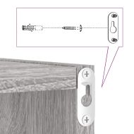 стенни кубчета 4 бр. сиви сонома 30x15x30 см