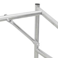 vidaxL Стойка за дърва за огрев с дъждобран, 150x80x200 см
