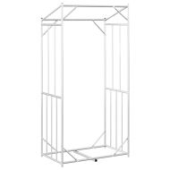 vidaxL Стойка за дърва за огрев с дъждобран, 100x60x200 см