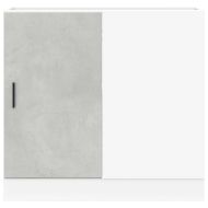 Долен шкаф за мивка "Lyon" Бетонно сив, Инженерно дърво