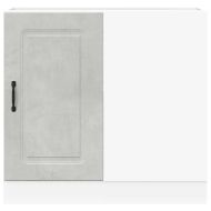 Кухненски шкаф, "Kalmar", бетонно сив, инженерно дърво