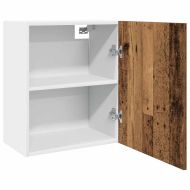 Висящи шкафове 2 бр. "Lyon" старо дърво 50x31x60 см инженерно дърво