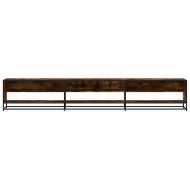 ТВ шкаф, опушен дъб, 270x40x46 см, инженерно дърво