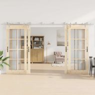 Механизъм за плъзгаща врата 400 см неръждаема стомана сребрист