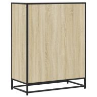 Шкаф за обувки Сонома дъб 75x38x97,5cm Обработено дърво и метал