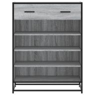 Шкаф за обувки Grey Sonoma 75x38x97,5 cm Изработена дървесина