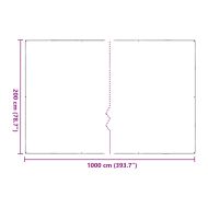 Покривало за растения с капси 2x10 м Полиетилен