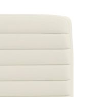 Трапезни столове, 4 бр, кремави, кадифе