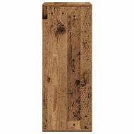 Библиотека, старо дърво, 34x31x80 см, инженерно дърво