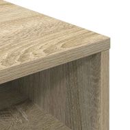 Библиотека, дъб сонома, 34x31x80 см, инженерно дърво