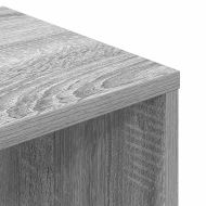 Библиотека, сив сонома, 34x31x112 см, инженерно дърво