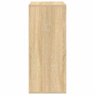 Библиотека, дъб сонома, 60x30x71,5 см, инженерно дърво