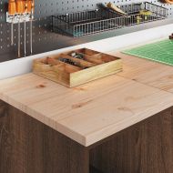 гаражни шкафове, 2 бр, kафяв дъб, инженерно дърво