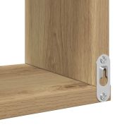 Стенна ъглова етажерка Дъб артизан 40x40x49,5 cm