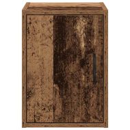 гараж стена шкафове, 2 бр, старо дърво инженерно дърво