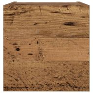 Комплект ТВ шкафове за стенен монтаж 6 части, инженерно дърво