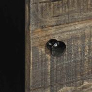 Висок шкаф, 40x33x110 см, мангово дърво масив