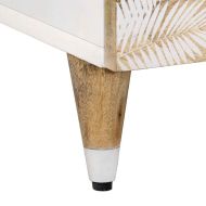 Маса за кафе, 80x54x40 см, мангово дърво масив