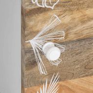 Кафе маса, 80x50x40 см, мангово дърво масив