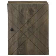 Стенен шкаф за баня Черен 38x33x48 cm Масивна дървесина Манго