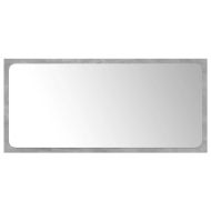 Комплект мебели за баня от 3 части бетонно сив инженерно дърво