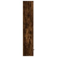 Библиотека, опушен дъб, 31x24x127 см, инженерно дърво