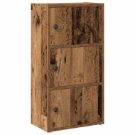 Библиотека, старо дърво, 40x24x77 см, инженерно дърво