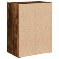 Библиотека, опушен дъб, 40x24x52 см, инженерно дърво