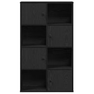 Библиотека, Черен дъб, 60x24x101,5 см, инженерно дърво