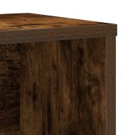 Библиотека, опушен дъб, 60x24x76,5 см, инженерно дърво