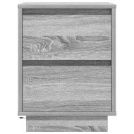 Нощен шкаф с LED осветление Grey Sonoma 38x34x50 cm