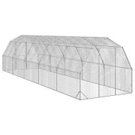 Пилешки бяг 2,5x10x2,25 m Поцинкована стомана