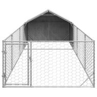 Открита кучешка колиба с бягаща пътека 6x2x1,5 m