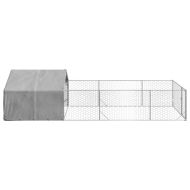 Открита кучешка колиба с бягаща пътека 6x2x1,5 m