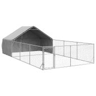 Открита кучешка колиба с бягаща пътека 7x3x1,9 m