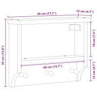 Стенна закачалка за палта SANDNES 45x12x35 cm
