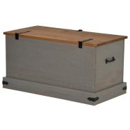 Скрин за съхранение HALDEN сива 91x48x47 cm бор