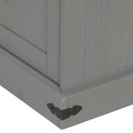 ТВ шкаф HALDEN 2 плъзгащи се врати сив 150x40x60 cm